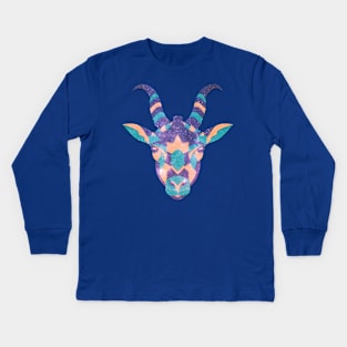 Capricorn Astrological sign Kids Long Sleeve T-Shirt